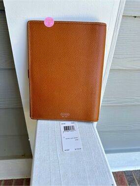 Coach leather agenda